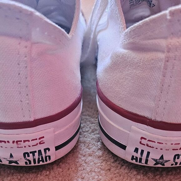 Converse All Star Chuck Taylor style mens 7 women's 9 white sneakers - Picture 9 of 15